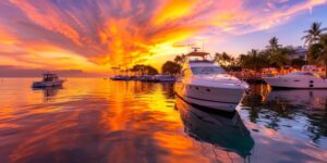 sunset cruise in Mauritius